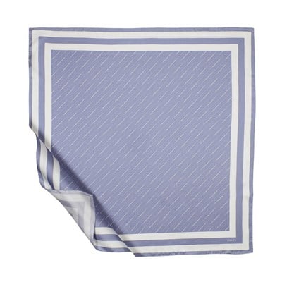 İpekevi Twill İpek Eşarp - Çizgili Signature - Violet