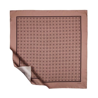 İpekevi Twill İpek Eşarp - Mini Seljuk - Puslu Leylak