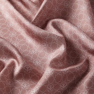 İpekevi Twill İpek Eşarp - Mini Seljuk - Gül Pembesi