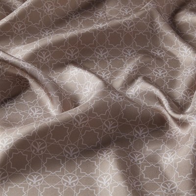 İpekevi Twill İpek Eşarp - Mini Seljuk - Taş