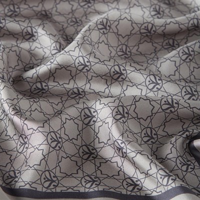 İpekevi Twill İpek Eşarp - Mini Seljuk - Lame