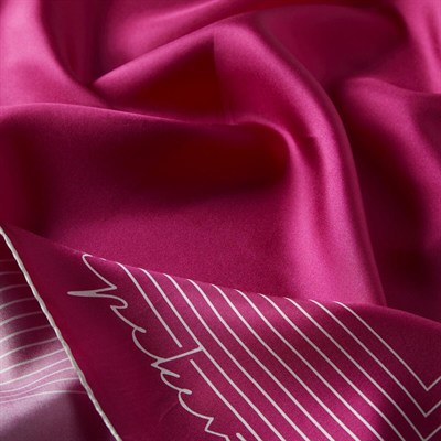 İpekevi Twill İpek Eşarp - Prive - Fuşya