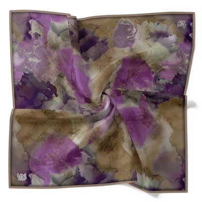 Levidor Kristal Eşarp - 17818 - Mor Gri