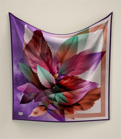 Levidor Kristal Eşarp - 18010 - Mor