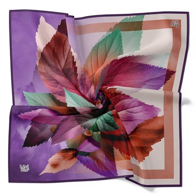 Levidor Kristal Eşarp - 18010 - Mor