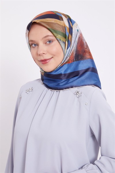 Levidor Kristal Eşarp - 19010 - İndigo