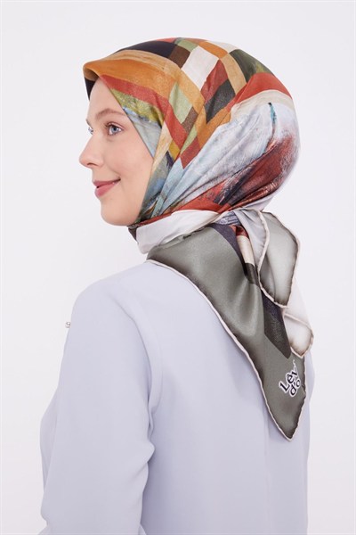 Levidor Kristal Eşarp - 19010 - Yeşil