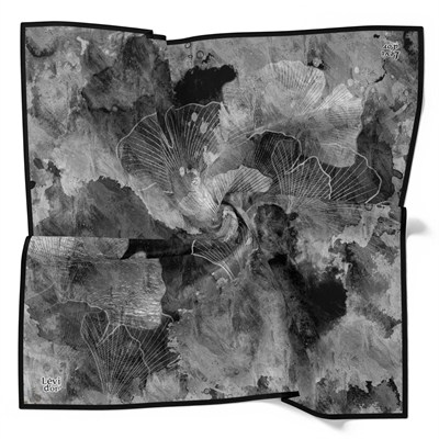 Levidor Kristal Eşarp - 21010 - Siyah Gri