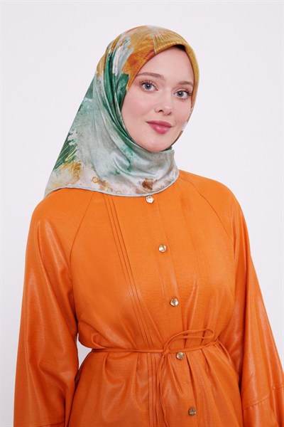 Levidor Kristal Eşarp - 21010 - Yeşil