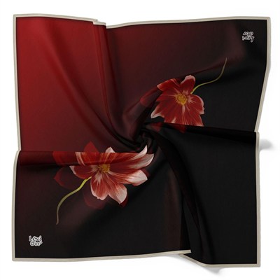 Levidor Kristal Eşarp - 22010 - Bordo