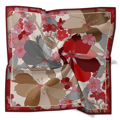 Levidor Kristal Eşarp - 23010 - Kırmızı