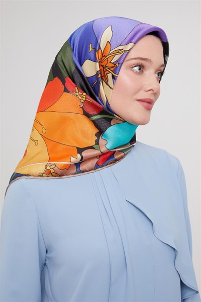 Levidor Kristal Eşarp - 23010 - Turuncu