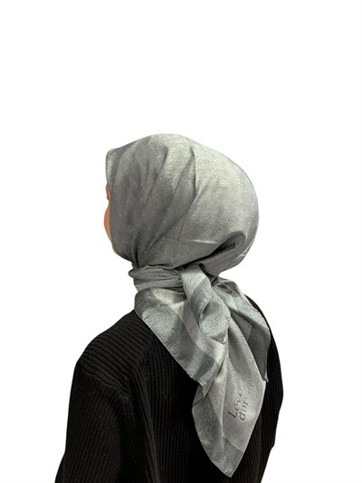 Levidor Monogram Eşarp - Gri