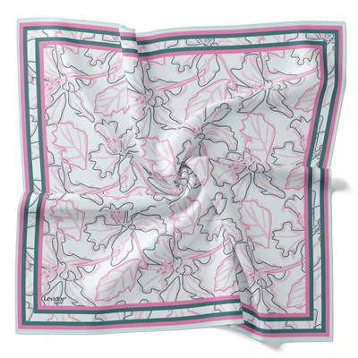 Levidor Pamuklu Sport Eşarp - 0914-05 Beyaz Pembe