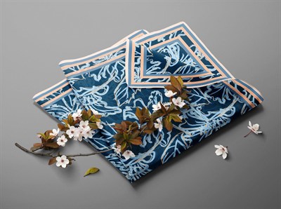 Levidor Pamuklu Sport Eşarp - 0914-09 Lacivert Mavi