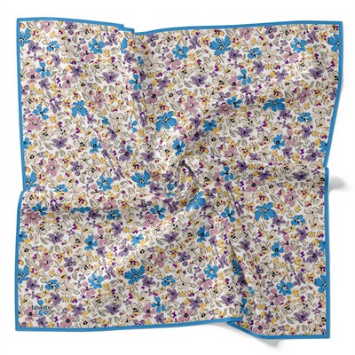 Levidor Pamuklu Sport Eşarp - 7903 Mavi