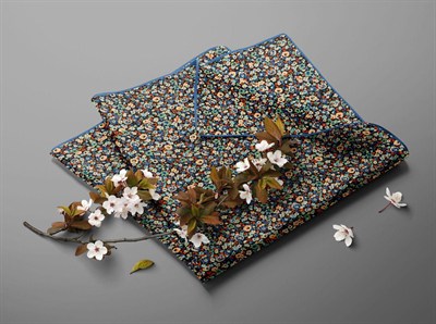 Levidor Pamuklu Sport Eşarp - 8106 Siyah Mavi