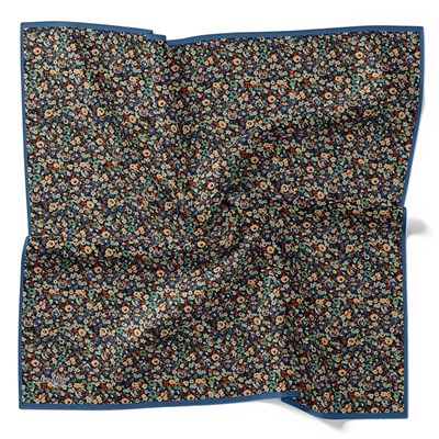 Levidor Pamuklu Sport Eşarp - 8106 Siyah Mavi