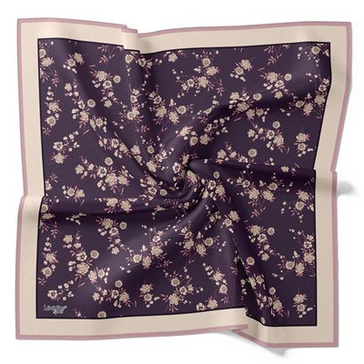 Levidor Pamuklu Sport Eşarp - 90155-01 Mürdüm