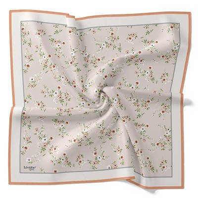 Levidor Pamuklu Sport Eşarp - 90155-02 Krem