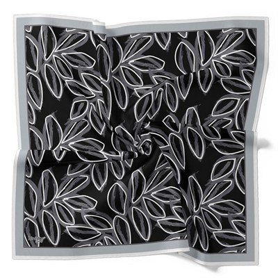 Levidor Pamuklu Sport Eşarp - 90731-05 Siyah Gri