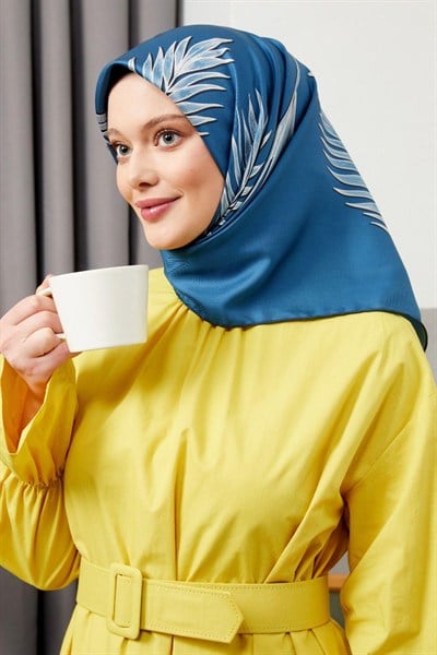 Levidor Trend Eşarp - 17563 - Kot Mavi