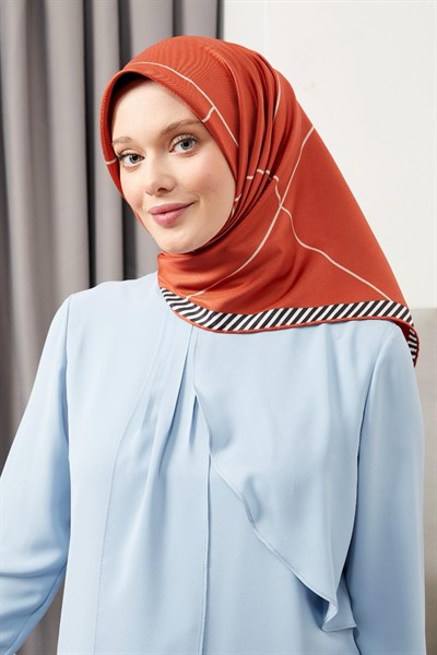 Levidor Trend Eşarp - 17564 - Kiremit