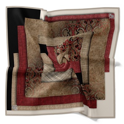 Levidor Trend Eşarp - 18947-06 Bordo