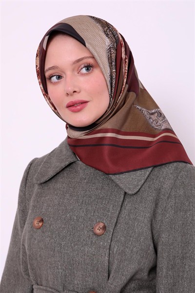 Levidor Trend Eşarp - 18978-08 Bordo