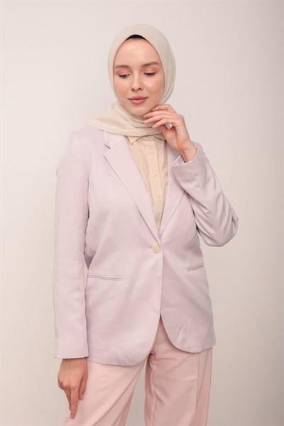 Miray Düz Pamuk Eşarp - Kemik Rengi