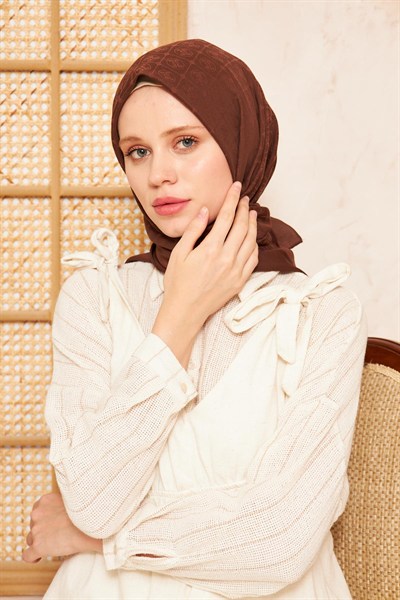 Pierre Cardin Cotton Eşarp - 1030400-931 Kahve