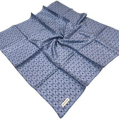 Pierre Cardin İpek Eşarp - 8631438-925 Açık Kot Mavi