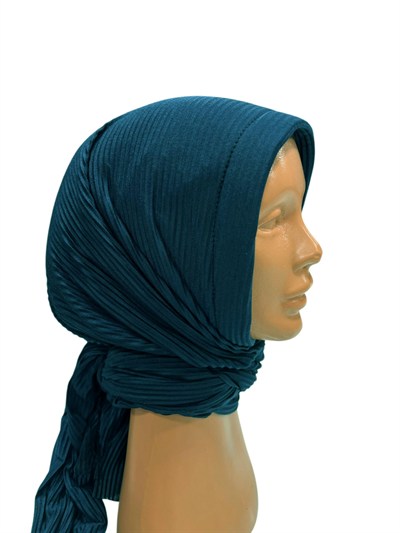 Pratik Piliseli Şal - Petrol