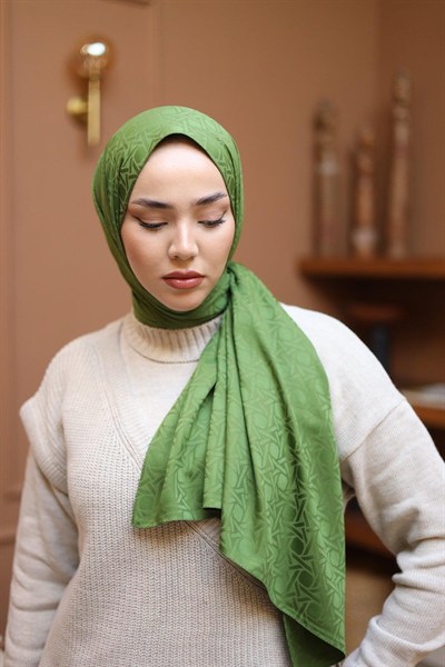 Silk Home Deluxe Şal - 40003  Çam Yeşili