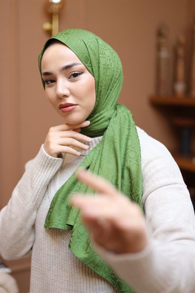 Silk Home Deluxe Şal - 40003  Çam Yeşili