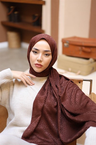 Silk Home Deluxe Şal - 40003  Çikolata