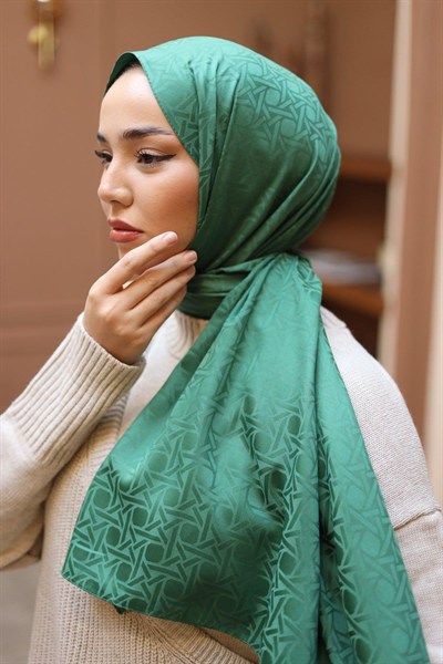 Silk Home Deluxe Şal - 40003  Çimen Yeşili