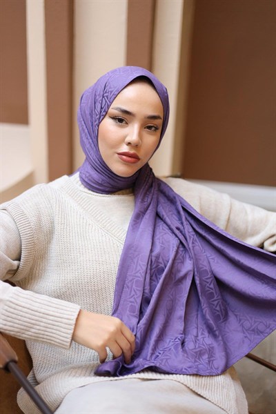 Silk Home Deluxe Şal - 40003  Eflatun