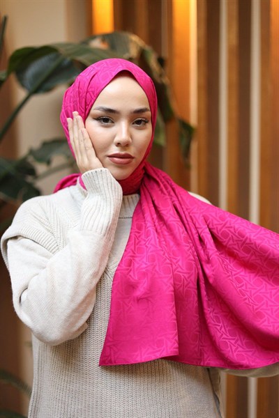 Silk Home Deluxe Şal - 40003  Fuşya