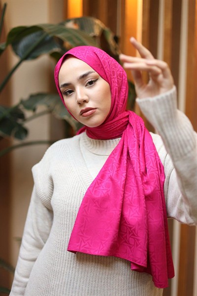 Silk Home Deluxe Şal - 40003  Fuşya
