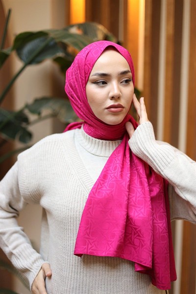 Silk Home Deluxe Şal - 40003  Fuşya