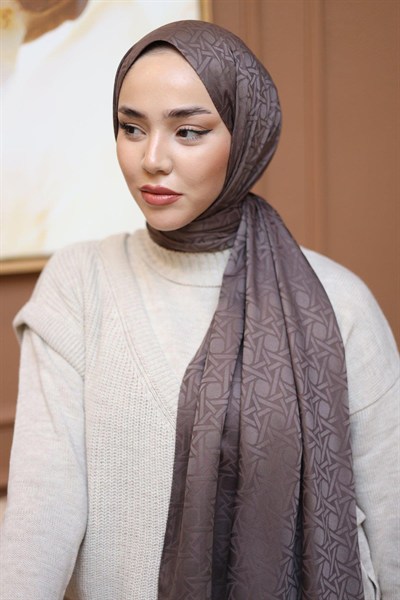 Silk Home Deluxe Şal - 40003  Kahve