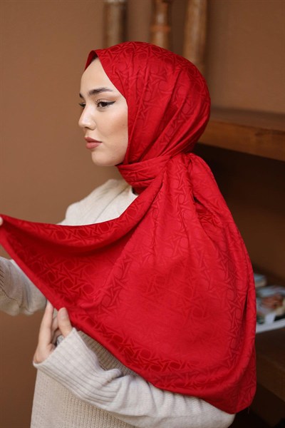 Silk Home Deluxe Şal - 40003  Kırmızı