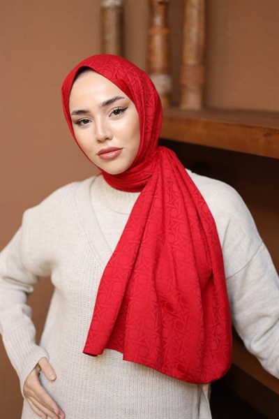 Silk Home Deluxe Şal - 40003  Kırmızı