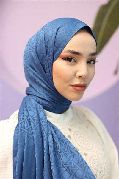 Silk Home Deluxe Şal - 40003  Kot Mavi