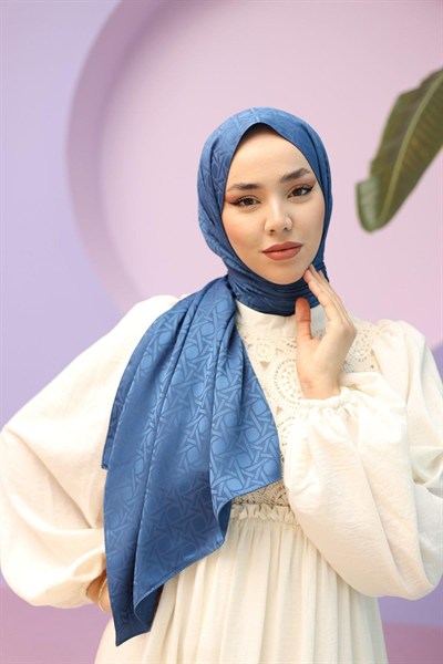 Silk Home Deluxe Şal - 40003  Kot Mavi