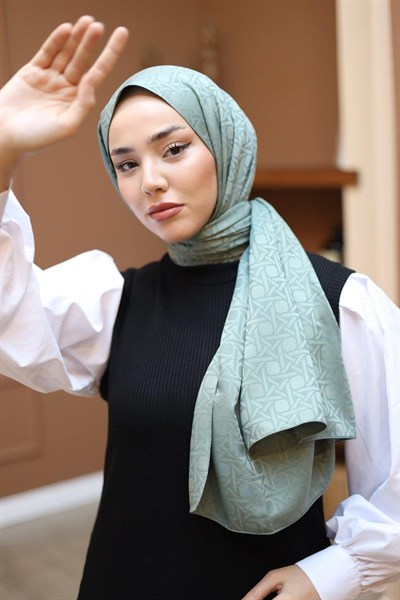 Silk Home Deluxe Şal - 40003  Koyu Çağla