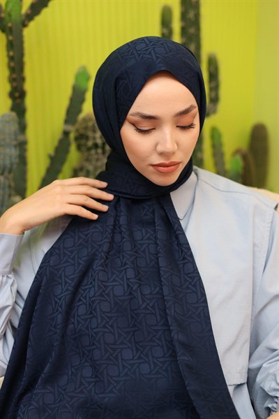 Silk Home Deluxe Şal - 40003  Lacivert