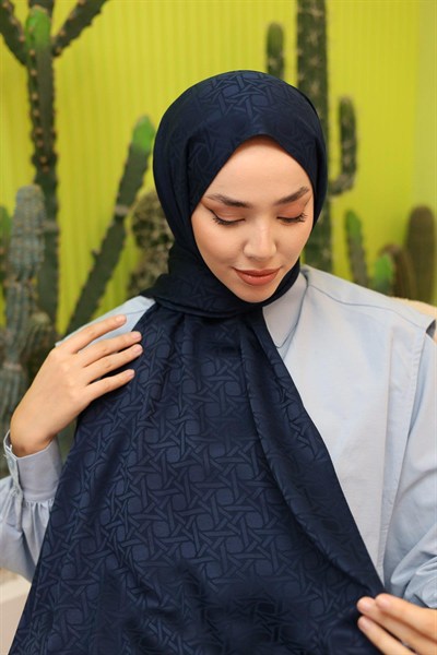 Silk Home Deluxe Şal - 40003  Lacivert