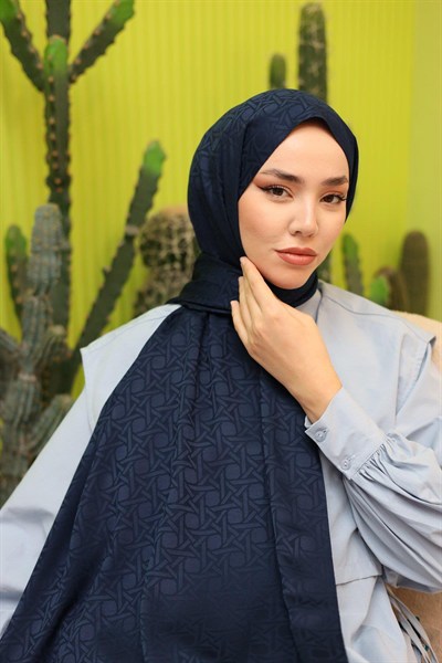 Silk Home Deluxe Şal - 40003  Lacivert
